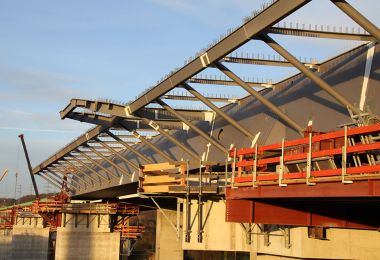 Brücke über das Lennetal im Zuge der A45