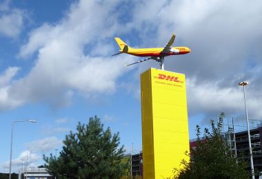 Werbepylon in Köln