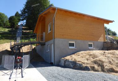 Talstation einer Sommerrodelbahn in Winterberg