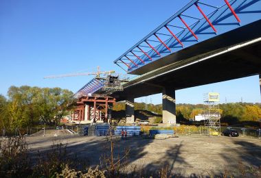 Brücke über das Lennetal im Zuge der A45