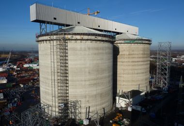 Kohlebunker Kraftwerk Lünen